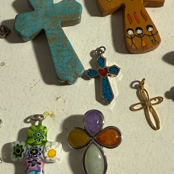 Colorful Cross Pendant Collection - Picture 3 of 6